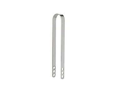 Stelton ice tongs made of satin-polished stainless steel, designed by Arne Jacobsen from the Cylinda Line, Danish design on sale